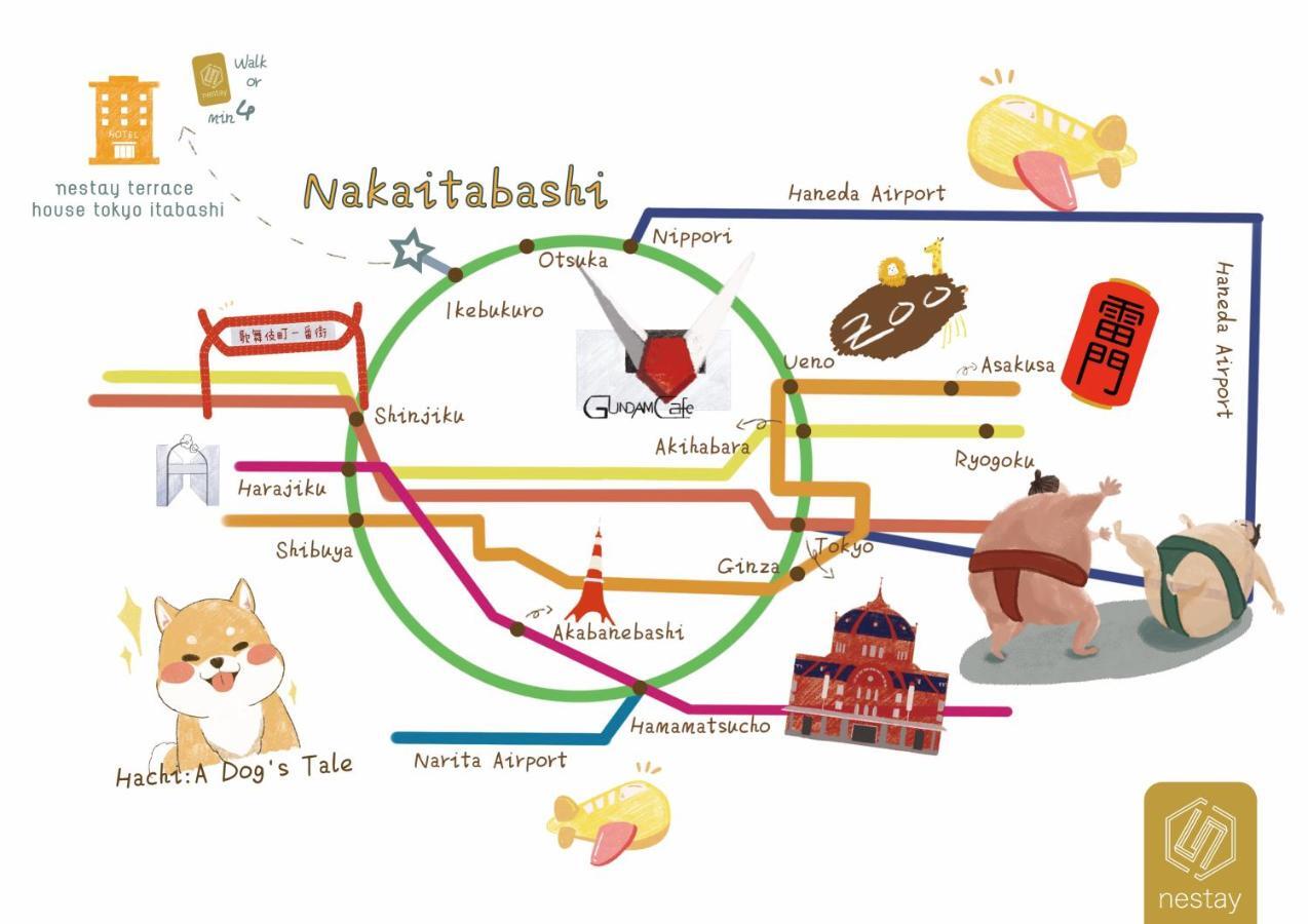 Nestay House Tokyo Itabashi 02 ภายนอก รูปภาพ